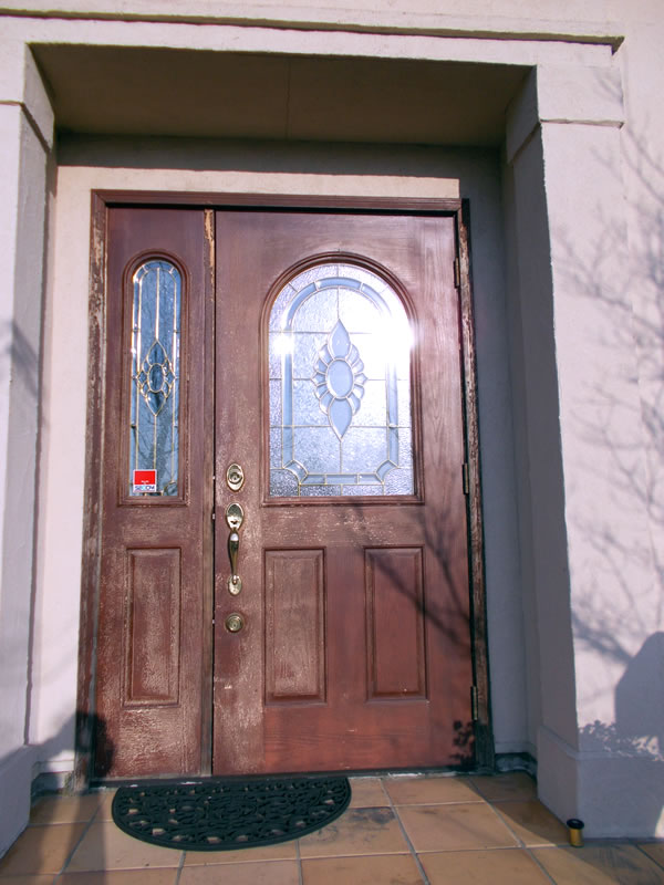 玄関ドア塗装（施工前）